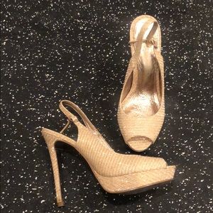 Shimmery Gold Adrianna Papell Heels